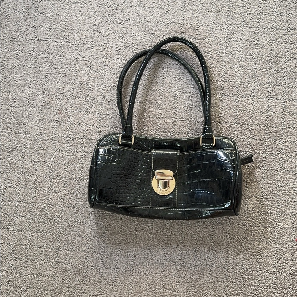 Liz Claiborne Faux Snakeskin Shoulder Bag